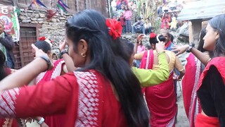 Dance in Panchebaja | Nepalese Traditional Marriage |