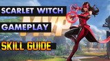 SCARLET WITCH GAME PLAY AND SKILL GUIDE (POWER) - MARVEL SUPER WAR