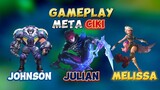 GAMEPLAY JOHNSON,NANTI KITA BIKIN YANG ADA ALDOUS🙌 #contentcreatormlbb #herometa #gameplay #jonshon