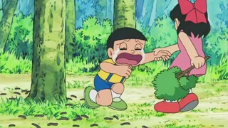 Nobita was saved by a girl when he was a child, but he can't remember who it was.