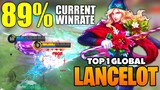 TOP 1 LANCELOT WITH 89% CURRENT WINRATE - Top 1 Global Lancelot Build - Mobile Legends [MLBB]