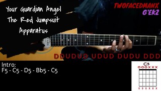 Your Guardian Angel - The Red Jumpsuit Apparatus (Guitar Cover With Lyrics & Chords)