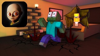 Monster School : BABY IN YELLOW HORROR CHALLENGE - Minecraft Animation