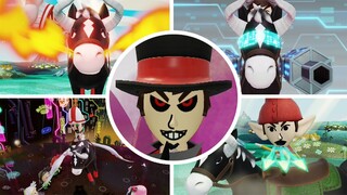 Miitopia Switch - All Horseplay Attacks (All Jobs) Switch Exclusive