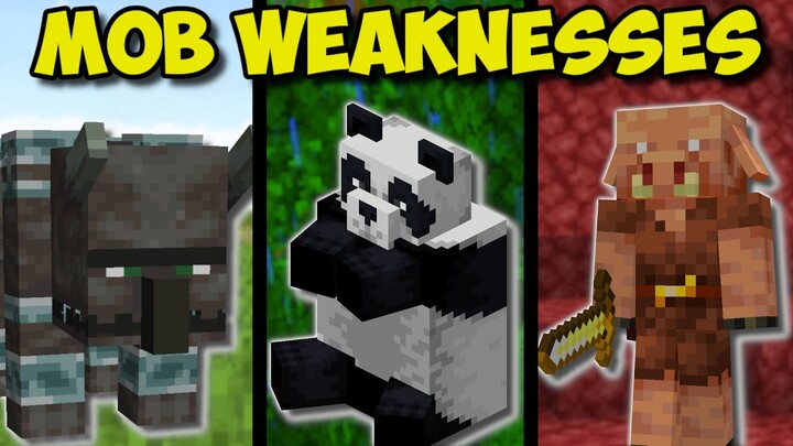 Every Minecraft Mob's Weakness