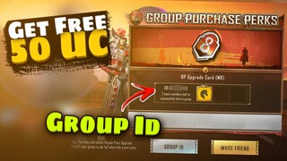 PUBG MOBILE Royal Pass M8 Group Purchase Perks Event | Group ID in Comments | Get Free UC