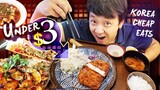 MIND BLOWING Korea CHEAP EATS & HIDDEN GEMS in Seoul | UNDER $3!