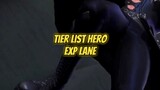 Tier list Hero explane, ada Hero jagoan kalian gak nih ??#tieroistexplane #Bestofbest #Bstationmlbb