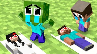 Monster School : Adopted Parent Baby Zombie - Sad Story - Minecraft Animation