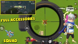 Full accessories M416 6x Scope | 41 KILLS Squad | SOUTH SAUSAGE MAN