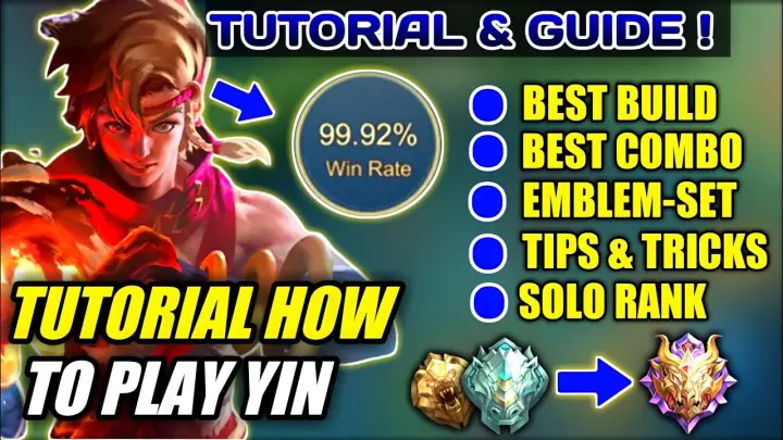 NEW HERO YIN COMPLETE GUIDE! BEST BUILD, SKILL COMBO AND TIPS & TRICKS GAMEPLAY | MOBILE LEGENDS YIN