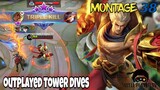 OUTPLAYED TOWER DIVES | Gatotkaca Montage 38 | Best Build