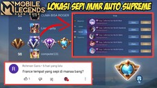 SEPI NIH BOY!! LOKASI MMR TERSEPI AUTO SUPREME FAKE GPS MOBILE LEGENDS