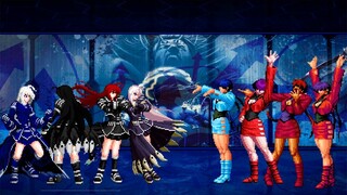 Kof Mugen Zeroko Team Vs Shermie Team