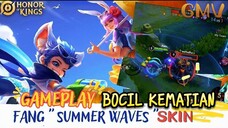 GRATIS NIH ‼️ SKIN FANG SUMMER WAVES 🔥 SI BOCIL KEMATIAN HONOR OF KINGS