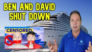 CRUISE LINE SHUTS DOWN BEN AND DAVID