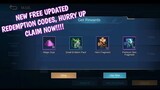 New free updated 3 redemption codes in mobile legends July 22, 2021 hurry up claim now!!