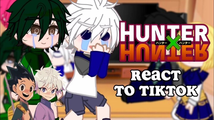 Hunter x Hunter react to tiktok •Gacha club• |HxH|