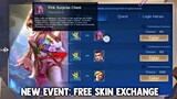 NEW! EXCHANGE SKIN EVENT AND REWARDS! CLAIM FOR FREE! 2021 NEW EVENT | MOBILE LEGENDS (2021)