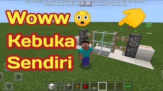 Cara membuat pintu otomatis di minecraft