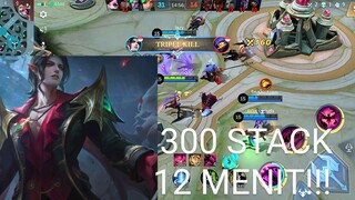 CECILION STACK CEPAT? 300 STACK 12 MENIT!!! AUTO TRIPLE KILL