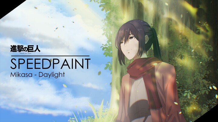 Mikasa - Daylight (Speedpaint Drawing)