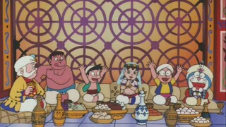 [Doraemon] Công việc "xếp sách" kinh điển! Mời các bạn xem lại phim phiên bản 12: Đêm Ả Rập của Nobi