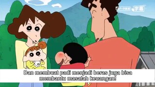 Crayon Shinchan - Belajar Menanam Padi (Sub Indo)