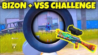 🇮🇳 only *PP Bizon 19* challenge ft. VSS in PUBG Mobile ERANGEL 2.0 - MRX