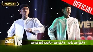 Cháy gắt: Dế Choắt ẵm 4 chọn & 2 Nón Vàng nhờ mang thơ Tố Hữu vào rap cực đỉnh|RAP VIỆT [Live Stage]