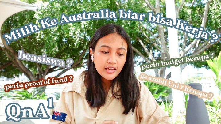 Kuliah apa di Australia 🇦🇺 ? beasiswa atau engga ? | #QnA1