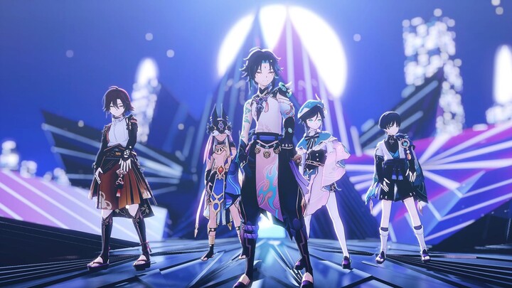 [Genshin Impact MMD:Xiao x Venti x Scatter x Shikanoin Heizo x Cyno]K/DA - More