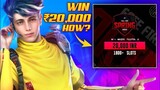 Win 20,000 Rupees! How? - Free Fire Esports Tournament - Register Now