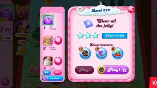 CANDY CRUSH SAGA LEVEL 222 (NEW VERSION)