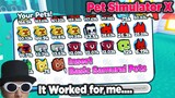 Do This With Your TRASH BASIC Pets in Pet Simulator X