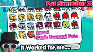 Do This With Your TRASH BASIC Pets in Pet Simulator X