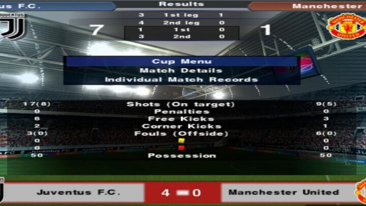 KONAMI CUP™ 2013/2014 |JUVENTUS FC vs MANCHESTER UNITED| (ROUND-2 MATCH 3-4) QUARTERFINAL~LEG2