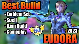 EUDORA BEST BUILD 2023 | TOP 1 GLOBAL EUDORA BUILD | EUDORA - MOBILE LEGENDS | MLBB | PART 4