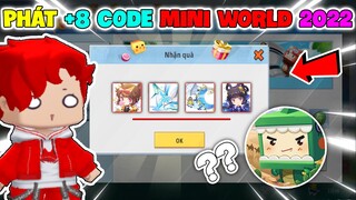 Phát +8 GiftCode Mini World Siêu Khủng FREE Trang Phục Cho Toàn Sever - Code Không Giới Hạn | Kha TG