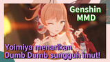 [Genshin Impact, MMD] Yoimiya menarikan "Dumb Dumb" sungguh imut!