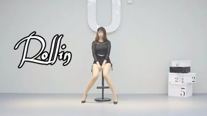 "Rollin" Cover Dance | Also Sexy with Bare Legs