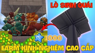 Mini World Sinh Tồn #36 l Xây Máy Farm Kinh Nghiệm - Quái Phiên Bản Thiếu Kinh Phí !!