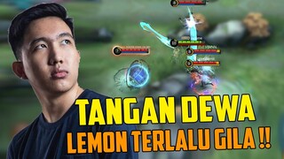 TANGAN DEWA LEMON DILUAR NALAR !! TOP 1 GLOBAL LAPU LAPU NANGIS LIAT INI !! DAMAGENYA NGGA NGOTAK