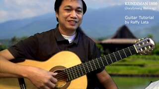 GUITAR TUTORIAL - KUNDIMAN 1800 / JOCELYNANG BALIWAG