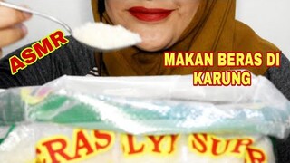 RAW RICE EATING || MAKAN BERAS MENTAH || REVIEW SERUM SCARLETT WHITENING