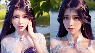 AI painting~Yunxi Coser is so beautiful!