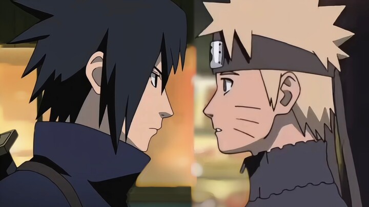 "Naruto took a walk after dinner and met Sasuke who finally returned home"