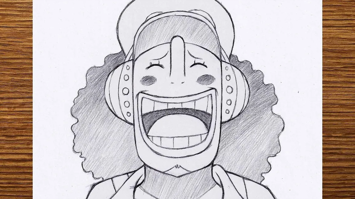 วิธีการวาด Usopp จาก One Piece ทีละขั้นตอน ร่างอะนิเมะ
