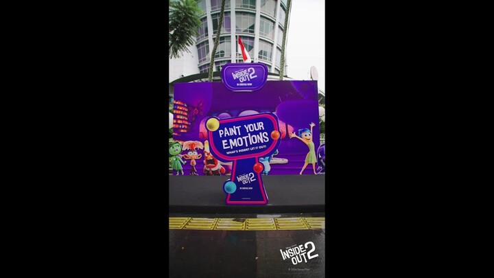 Disney and Pixar's Inside Out 2 | Throwback beragam ekspresi perasaan di CFD Sudirman minggu lalu 🥳