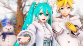 【MMD PV】スノーマン Snowman - Hatsune Miku ・Kagamine Len (English / Romaji Sub)